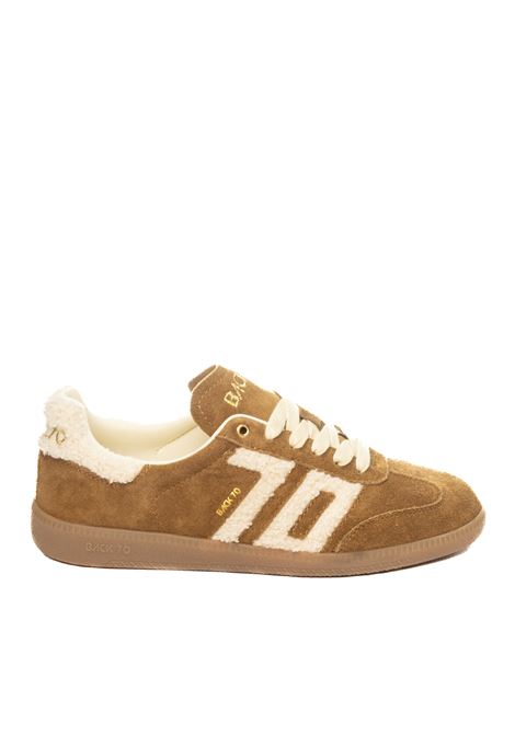 Sneaker cloud camoscio tabacco BACK 70 | CLOUDCAMOSC.601-TABACCO